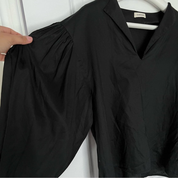 TOTEME black Peony Blouse, size S - Picture 13 of 15